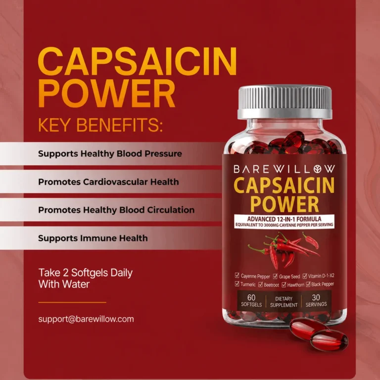 Barewillow Capsaicin Power Advanced 12-in-1 Formula