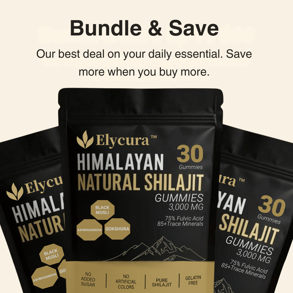 Elycura Himalayan Natural Shilajit Gummies
