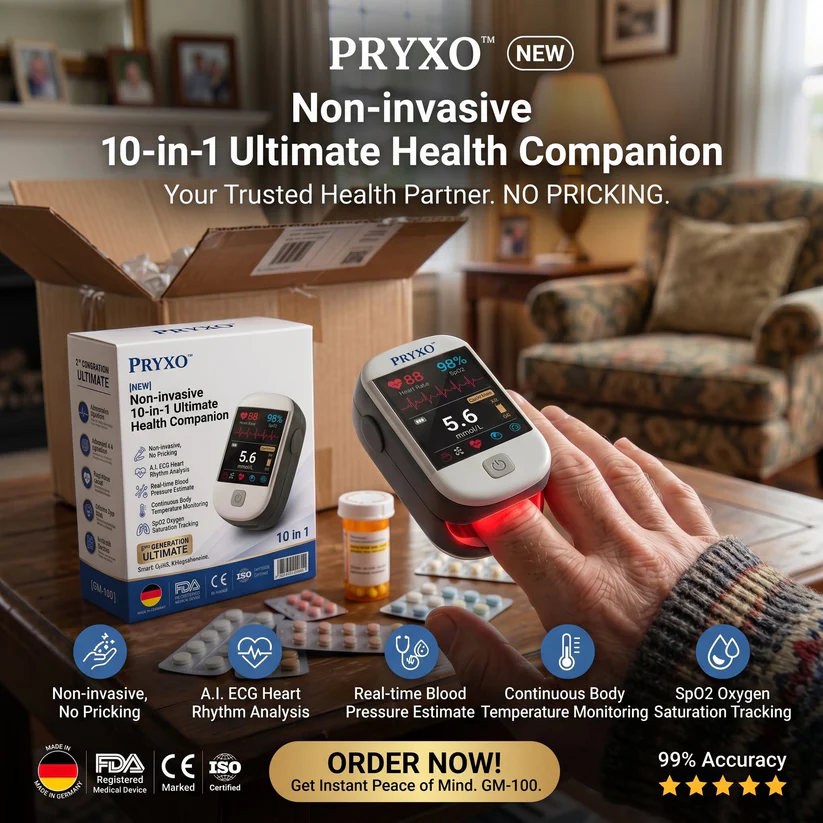 Pryxo™ Gen 2 10-in-1 Smart Blood Health Monitor