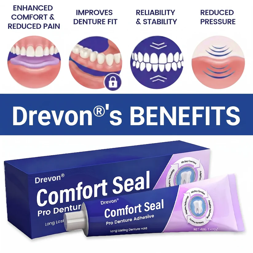 Drevon Comfort Seal Pro Denture Adhesive