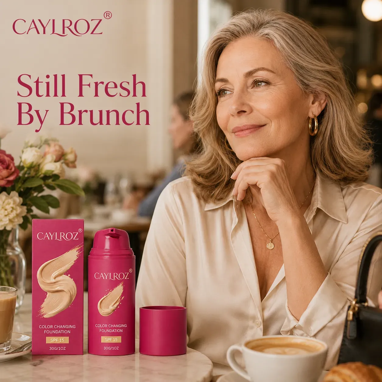 CAYLROZ Color Changing Foundation SPF 15