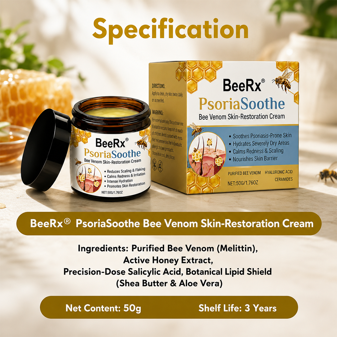 BeeRx® PsoriaSoothe Skin Care Cream