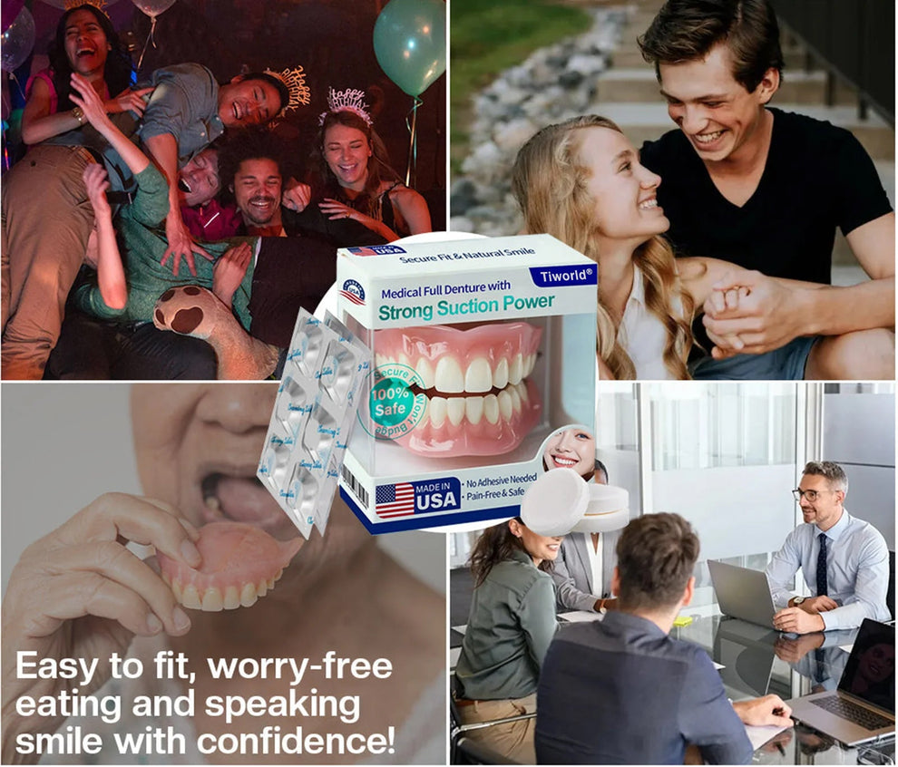 Tiworld® Medical Full Denture with Strong Suction