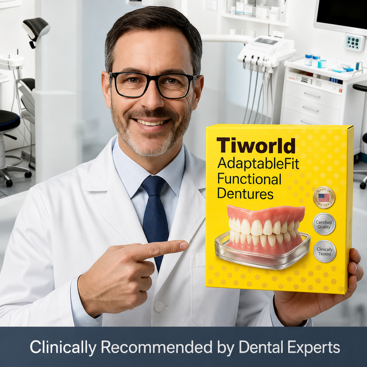 Tiworld™ Custom-Fit Full Functional Dentures
