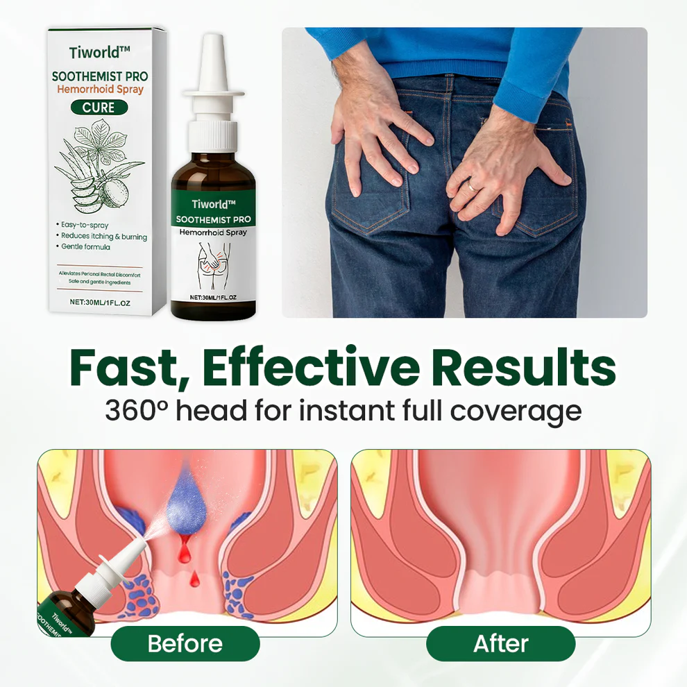 Tiworld® SootheMist PRO Hemorrhoid Spray