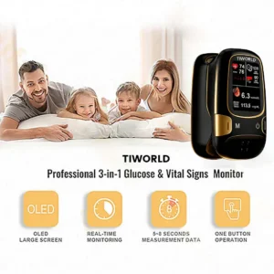 Tiworld™ Introducing the New 12-in-1 Non-Invasive Smart Blood Glucose Meter