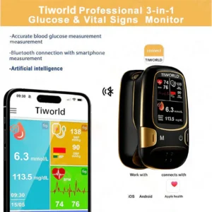 Tiworld™ Introducing the New 12-in-1 Non-Invasive Smart Blood Glucose Meter