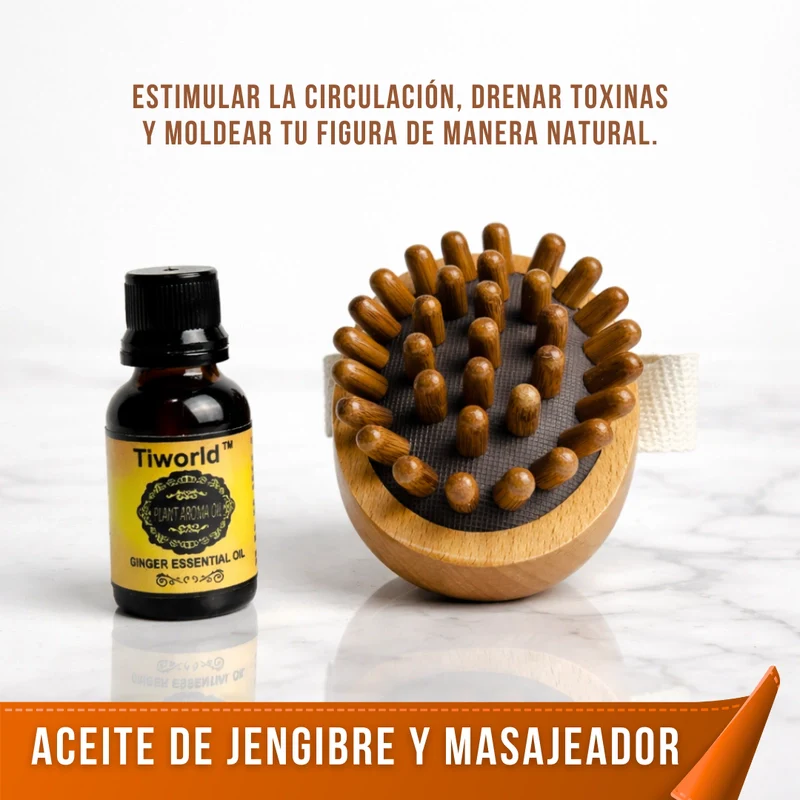 Tiworld™ Ginger Oil and Gua Sha: Your Ritual to Sculpt and Rejuvenate