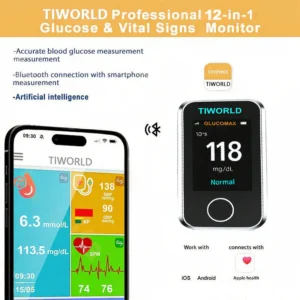 TIWORLD™ Non-Invasive Blood Glucose Monitor – 5 Seconds