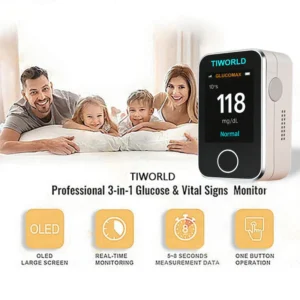 TIWORLD™ Non-Invasive Blood Glucose Monitor – 5 Seconds