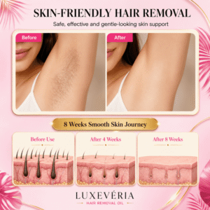 Luxevéria Hair Removal Oil Silky Smooth & Confident