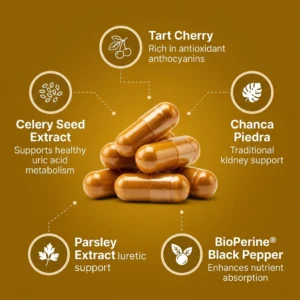 Aveya Uric Acid Purge Complex 1200mg Vegetarian Capsules