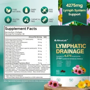 Altrua Lab 21-in-1 Lymphatic Drainage Complex – 4,275mg
