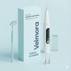 Velmora Ultrasonic Tooth Cleaner Plaque Remover