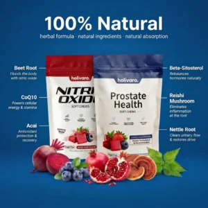 Holivaro Nitric Oxide & Prostate Health Soft Chews