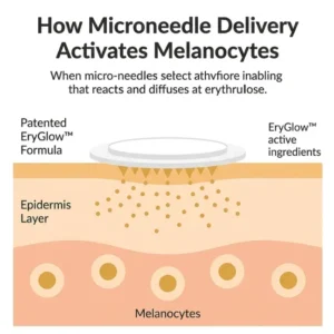 Sun-Free Glow Micro-Needle Patch