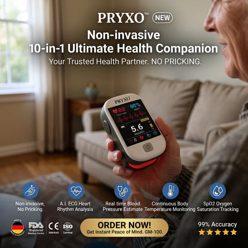 Pryxo™ Gen 2 10-in-1 Smart Blood Health Monitor