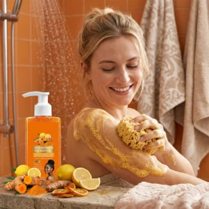 Turmeric & Vitamin C Moisturizing Skin Scrub Shower Gel