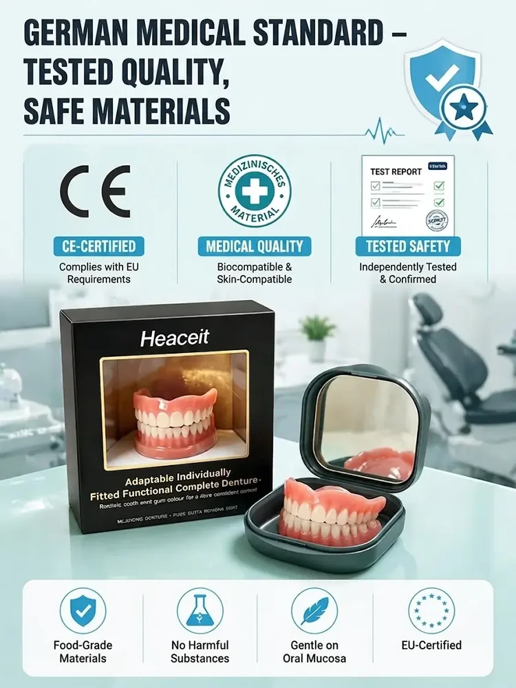 Heaceit Adaptable Individually Fitted Functional Complete Denture