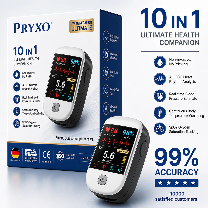 Pryxo™ Gen 2 10-in-1 Smart Blood Health Monitor