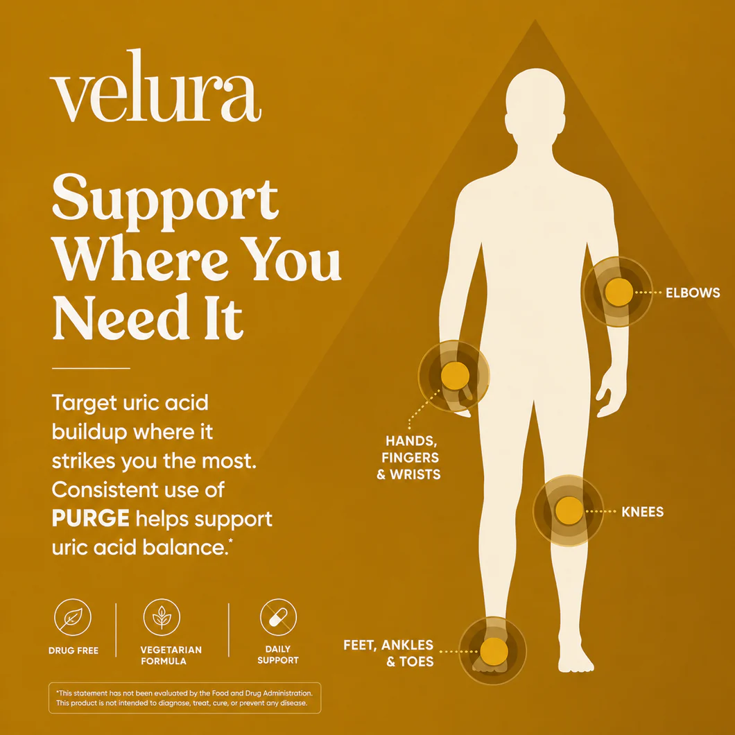 Velura Uric Acid Purge Celery Seed & Tart Cherry
