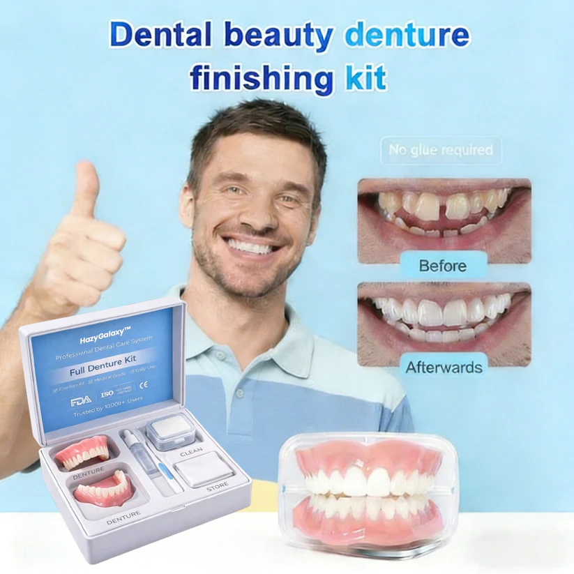 HazyGalaxy Full Denture Kit