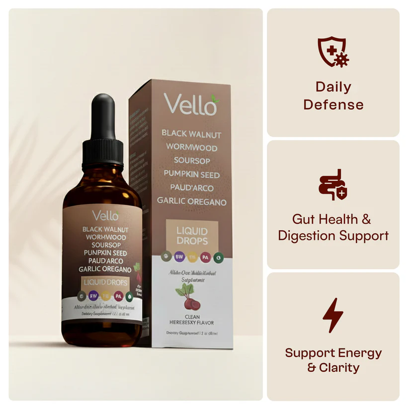 Vello Black Walnut Wormwood Cleanse