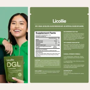 Licollie DGL Gummies Deglycyrrhizinated Licorice
