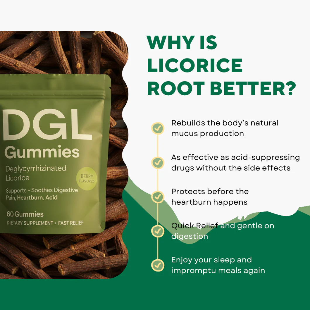 Licollie DGL Gummies Deglycyrrhizinated Licorice