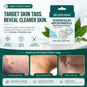 ReliefLogix Magnesium Microneedle Wart Removal Patch