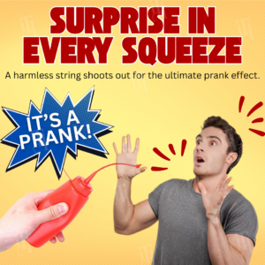 AEXZR® Squeeze Surprise Tomato and Mustard Prank Bottle - Image 3