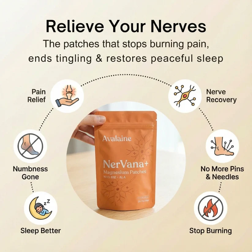 Avalaine NerVana+ Magnesium Patches with B12 + ALA