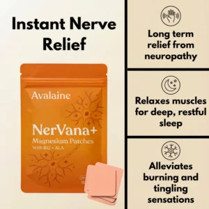 Avalaine NerVana+ Magnesium Patches with B12 + ALA